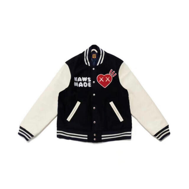 HUMAN MADE KAWS VARSITY JACKET S メンズのジャケット/アウター(スタジャン)の商品写真