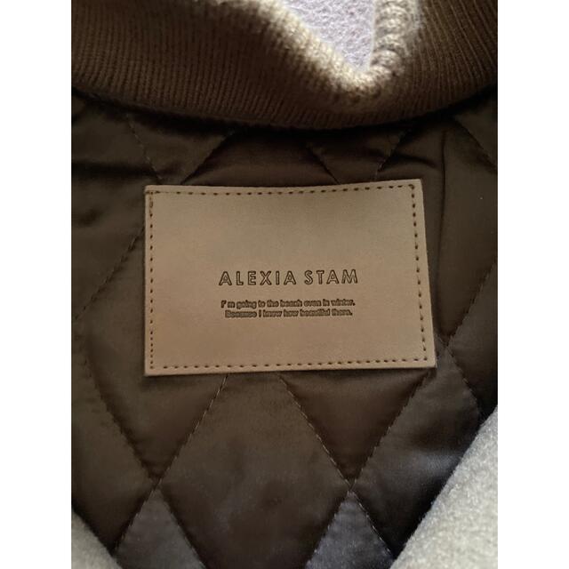 ALEXIA STAM(アリシアスタン)の新品未使用　ALEXIA STAM  logo varsity jacket レディースのジャケット/アウター(スタジャン)の商品写真