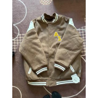 アリシアスタン(ALEXIA STAM)の新品未使用　ALEXIA STAM  logo varsity jacket(スタジャン)