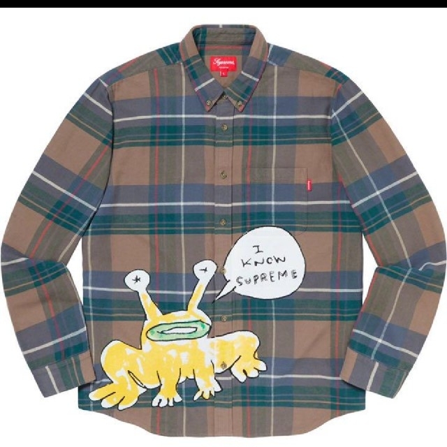 Supreme Daniel Johnston Plaid Shirt L