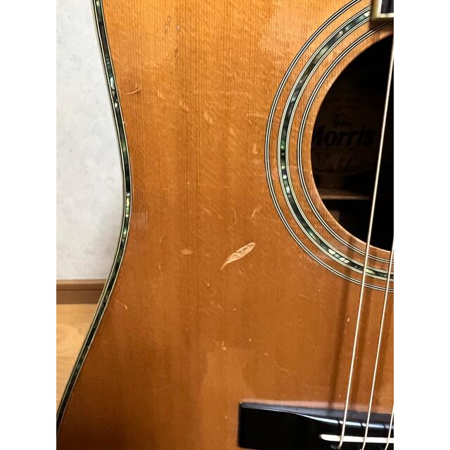 Morris W-35 ジャンク品 弦無し 楽器のギター(アコースティックギター)の商品写真