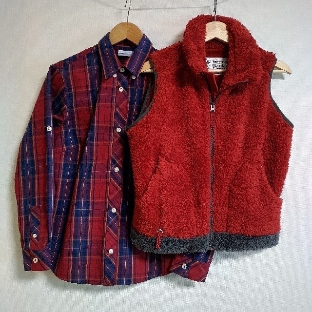 Columbia(コロンビア)のMarmot フリースベスト＆Columbia 長袖シャツ レディースのトップス(シャツ/ブラウス(長袖/七分))の商品写真