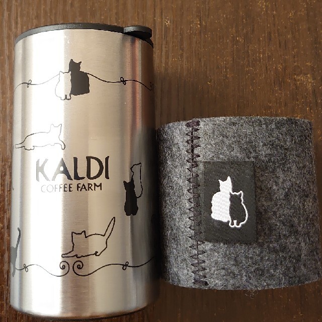 KALDI(カルディ)のKALDI猫ちゃんタンブラー インテリア/住まい/日用品のキッチン/食器(タンブラー)の商品写真