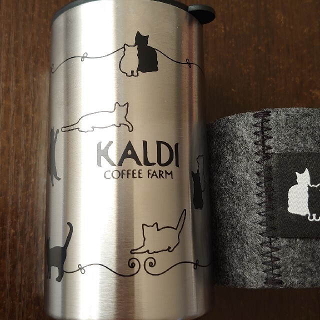 KALDI(カルディ)のKALDI猫ちゃんタンブラー インテリア/住まい/日用品のキッチン/食器(タンブラー)の商品写真