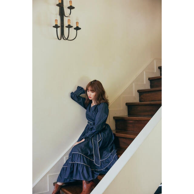 M】Signs of Autumn Belted Dress | settannimacchineagricole.it