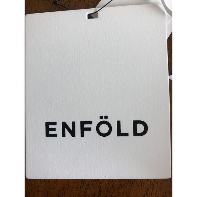 ENFOLD(エンフォルド)のエンフォルド　ダブルクロスBOXワンピース　ネイビー36 レディースのワンピース(ひざ丈ワンピース)の商品写真