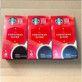 スターバックスコーヒー(Starbucks Coffee)のスターバックス ヴィア クリスマスブレンド 3箱（36本）(その他)