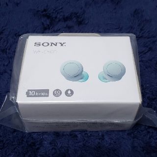 ソニー(SONY)のSONY フルワイヤレスイヤホン WF-C500GZ マイク対応 アイスグリーン(ヘッドフォン/イヤフォン)