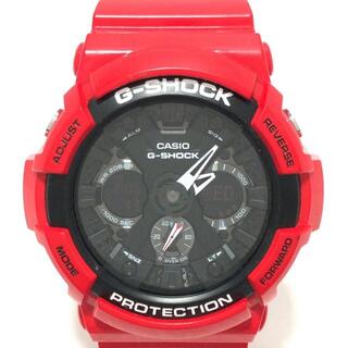 カシオ(CASIO)のカシオ 腕時計 G-SHOCK GA-201RD メンズ 黒(その他)
