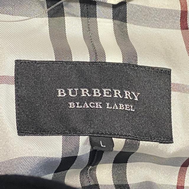 BURBERRY BLACK LABEL(バーバリーブラックレーベル)のバーバリーブラックレーベル コート L - 黒 メンズのジャケット/アウター(その他)の商品写真