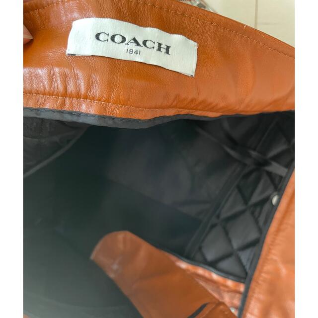 COACH(コーチ)のcoach レザースカート レディースのスカート(ミニスカート)の商品写真