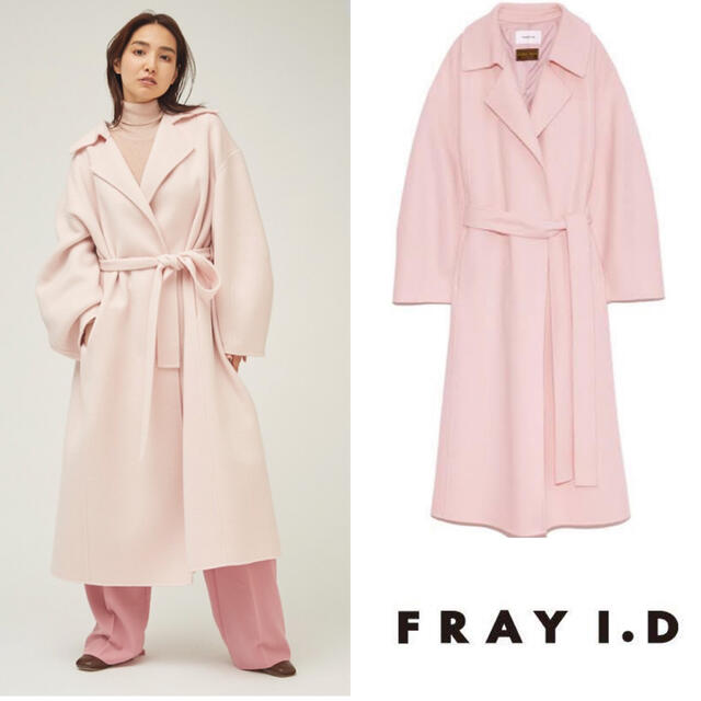 ♡FRAY.ID♡ ウールトレンチリバーコート