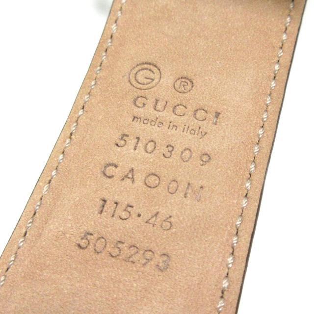 GUCCI(グッチ) ベルト 115/46美品 510309 | www.thestyledhouse.com.au