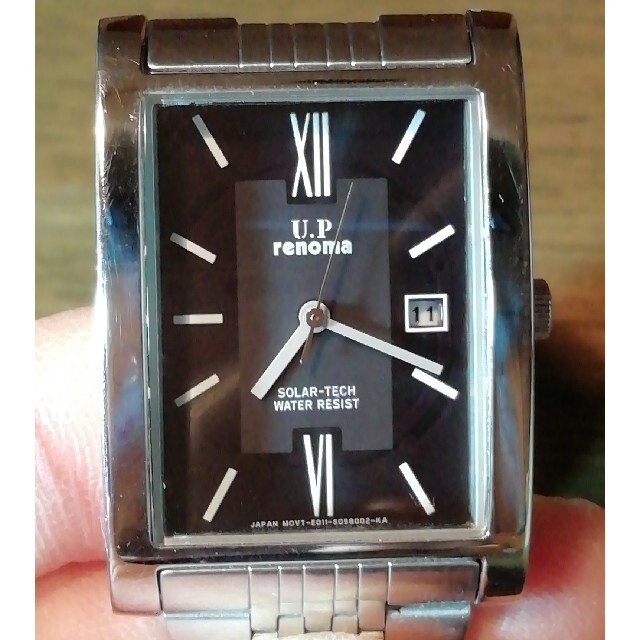 U.P renoma(ユーピーレノマ)のH18　超美品　U.P renoma by ｼﾁｽﾞﾝ　ソーラー時計　デイト レディースのファッション小物(腕時計)の商品写真