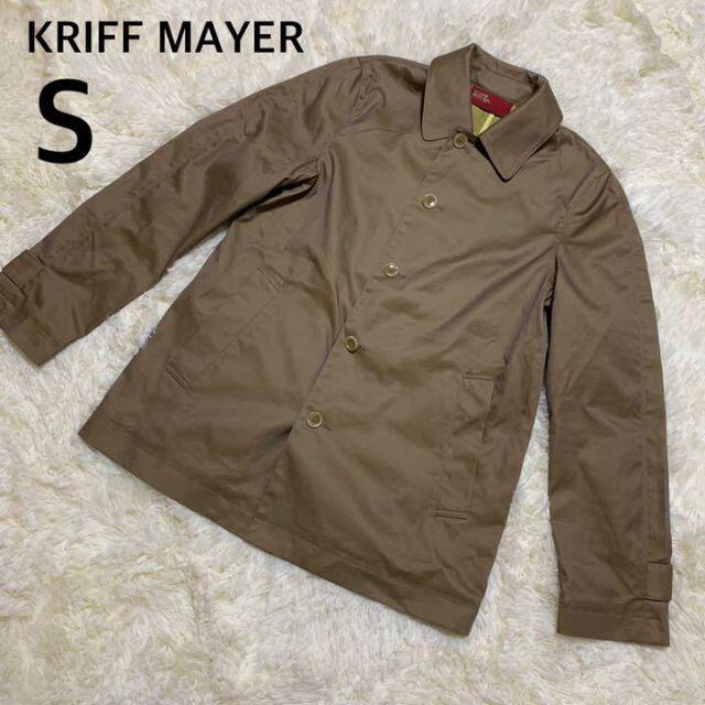 KRIFF MAYER - 101【KRIFF MAYER】メンズ ステンカラーコート ブラウン Sの通販 by レディース古着の