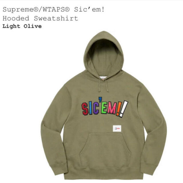 Supreme Wtaps Hooded Sweatshirt Olive M - パーカー