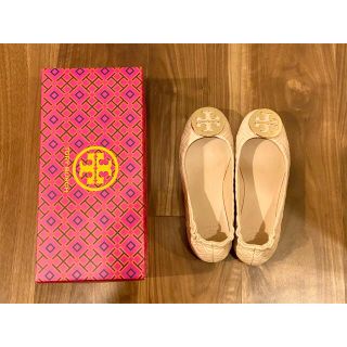 トリーバーチ(Tory Burch)のTORYBURCH トリーバーチバレエシューズ  ソフトピンク5M（約22cm）(バレエシューズ)