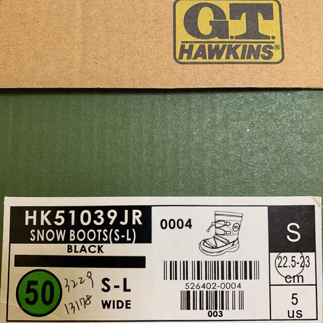 G.T. HAWKINS(ジーティーホーキンス)のGTホーキンス　スノーブーツ　22.5-23 キッズ/ベビー/マタニティのキッズ靴/シューズ(15cm~)(アウトドアシューズ)の商品写真