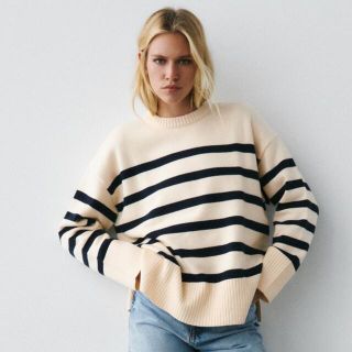 ザラ(ZARA)のZARA ボーダーニット S(ニット/セーター)