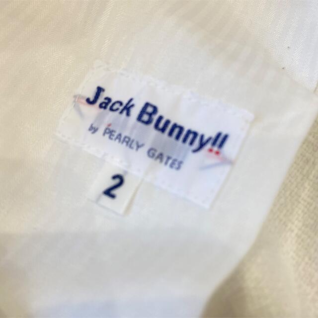 PEARLY GATES(パーリーゲイツ)の美品✨Jackbunnyジャックバニー　レディースパンツ　2 スポーツ/アウトドアのゴルフ(ウエア)の商品写真