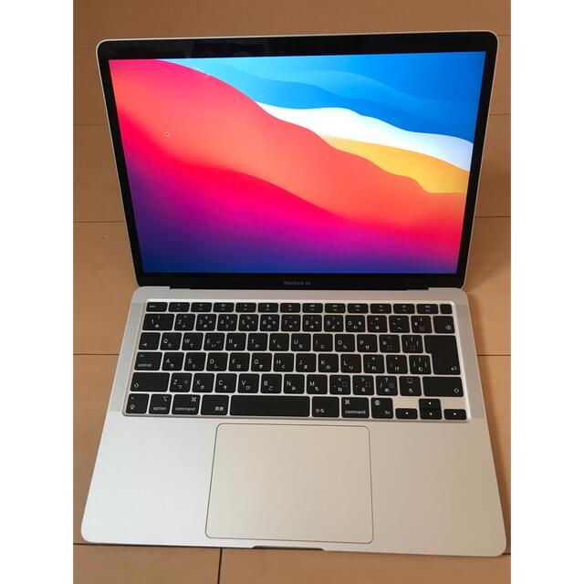 【22:30まで】2020M1 MacbookAir 8GB/256GBシルバーノートPC