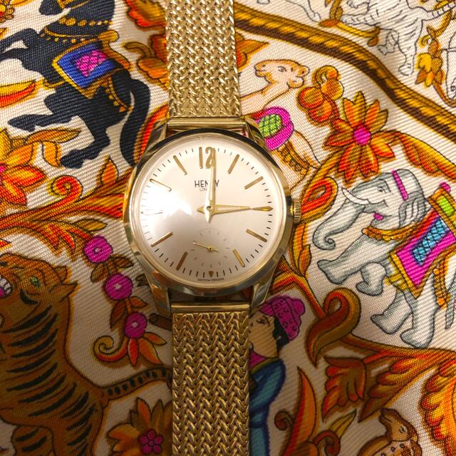 ヘンリーロンドンゴールド　腕時計　美品 レディースのファッション小物(腕時計)の商品写真
