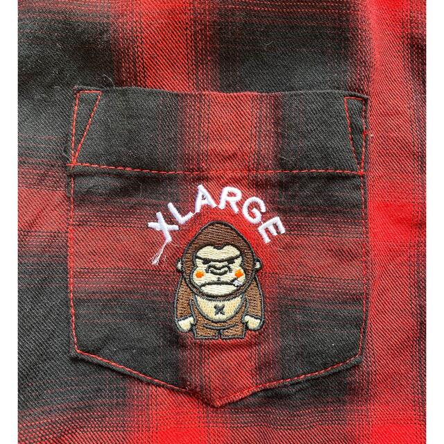 XLARGE(エクストララージ)のriko301427様専用　XLARGE kids 長袖シャツ 状態良好！ キッズ/ベビー/マタニティのキッズ服男の子用(90cm~)(ジャケット/上着)の商品写真