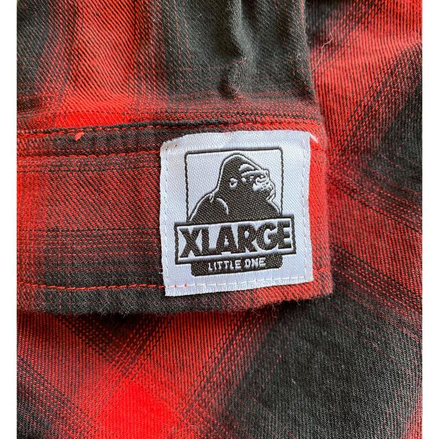 XLARGE(エクストララージ)のriko301427様専用　XLARGE kids 長袖シャツ 状態良好！ キッズ/ベビー/マタニティのキッズ服男の子用(90cm~)(ジャケット/上着)の商品写真