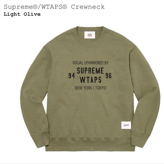 Supreme(シュプリーム)の【即日発送可】Supreme WTAPS Crewneck 緑 s メンズのトップス(スウェット)の商品写真