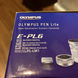 OLYMPUS   OLYMPUS PEN Lite E PL6 EZダブルズームキット ホワイトの