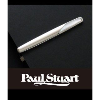 ポールスチュアート(Paul Stuart)の3614◆ポールスチュアート◆ネクタイピン◆シルバー×ホワイト◆タイピン◆◆新品(ネクタイピン)