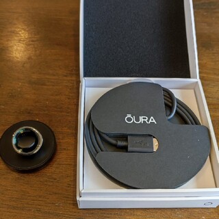 Oura ring US 8サイズ Balance Black(その他)