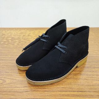 クラークス(Clarks)のクラークスオリジナルズ デザートブーツ221 ブラックスエード 26.5(ブーツ)