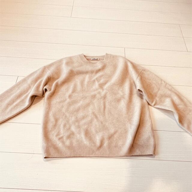 メンズAURALEE  BABY CASHMERE KNIT P/O