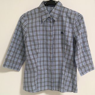 バーバリーブルーレーベル(BURBERRY BLUE LABEL)のバーバリーブルーレーベルBURBERRY BLUE LABELチェックシャツ(シャツ/ブラウス(長袖/七分))