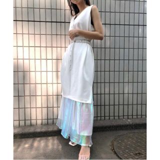 アメリヴィンテージ(Ameri VINTAGE)の【Ameri vintage】オーロラレイヤードドレス　ワンピース(ロングワンピース/マキシワンピース)