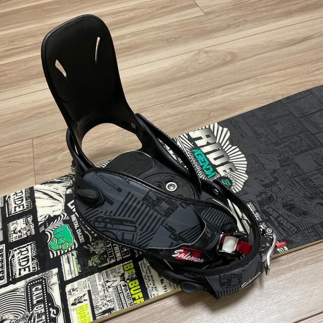 RIDEボード　salomon ビンディング　ケースワックス付き