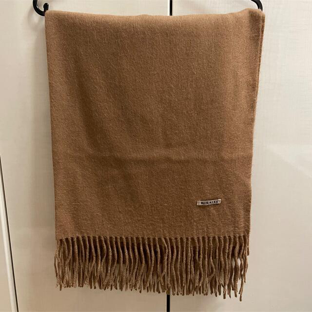 AURALEE オーラリー大判ストール マフラー キャメル 一流の品質