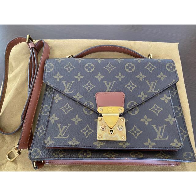 LOUIS VUITTON(ルイヴィトン)のルイヴィトン　モンソーモノグラム2wayショルダーバッグ　ハンドバック レディースのバッグ(ショルダーバッグ)の商品写真