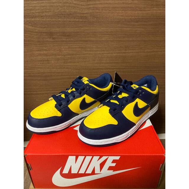 Nike Dunk Low "Michigan"ジュニアサイズ