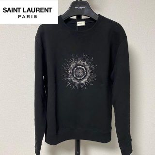 サンローラン(Saint Laurent)の【新品未使用】SAINT LAURENT サンローラン スウェット 黒(スウェット)