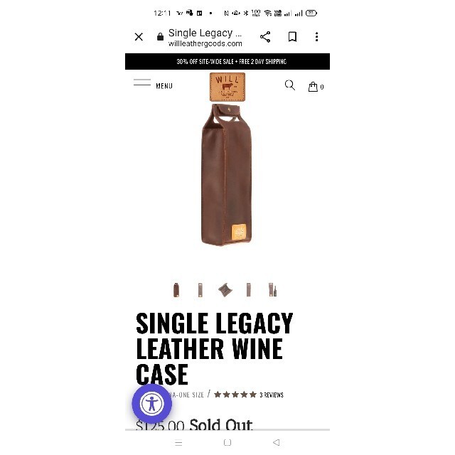 Will leather wine case レディースのバッグ(トートバッグ)の商品写真