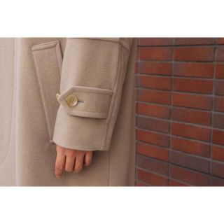柔らかな質感の IENA COAT BIG MOSSER WOOL 【ask】CASHMERE - ロング