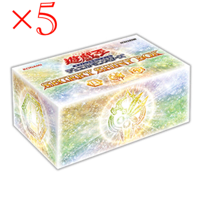遊戯王OCGデュエルモンスターズ SECRET SHINY BOX 5box | フリマアプリ ラクマ