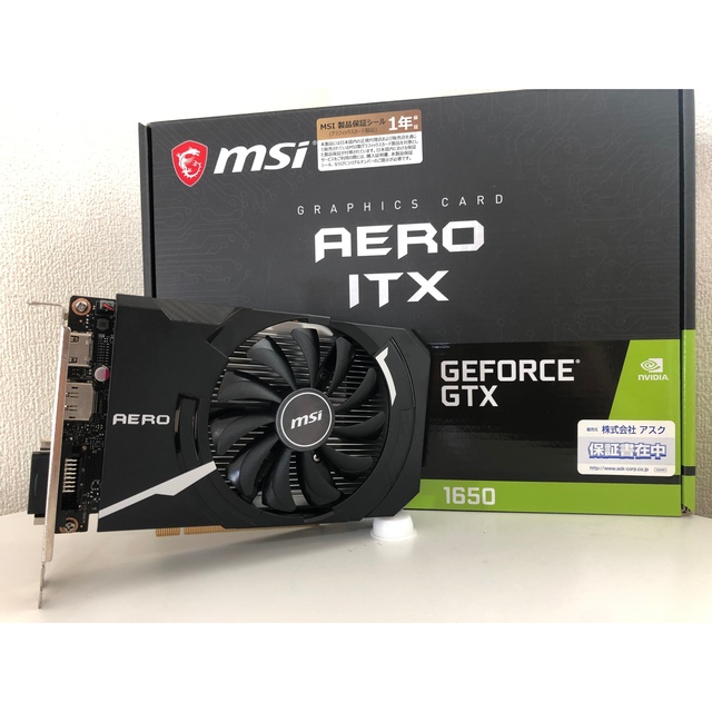 MSI GEFORCE GTX1650 AERO ITX 4G OC