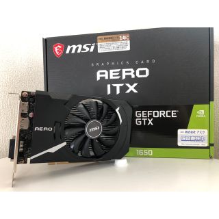 MSI GEFORCE GTX1650 AERO ITX 4G OC(PCパーツ)