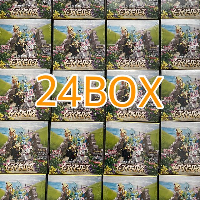 フュージョンアーツポケモンカードゲーム イーブイヒーローズ 24BOX シュリンク付き未開封