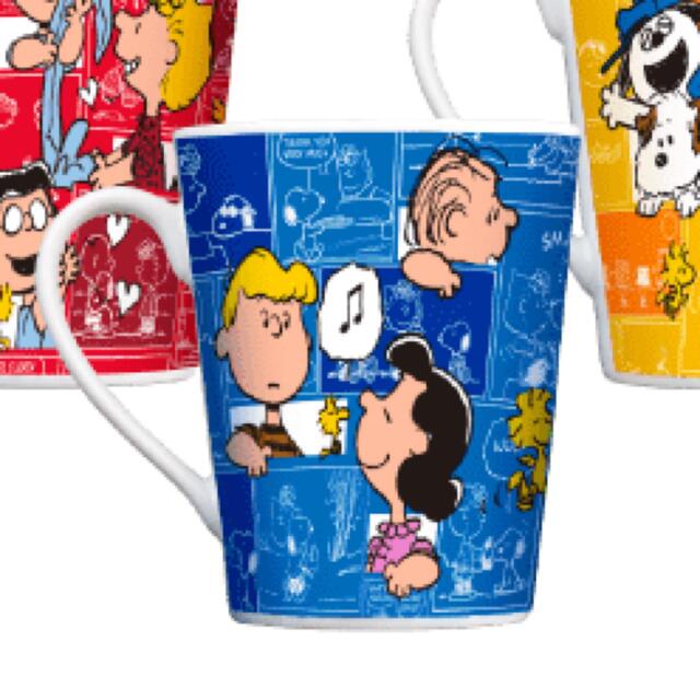 SNOOPY(スヌーピー)の【新品】SNOOPYマグカップ　ブルー インテリア/住まい/日用品のキッチン/食器(グラス/カップ)の商品写真