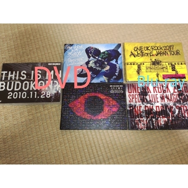 ONE OK ROCK ライブ Blu-ray×2枚 DVD×4枚 - ミュージック