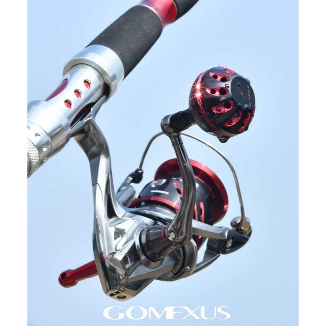 Gomexus【ゴメクサス】 ☆パワーハンドルノブ/38mm ブラックレッド   スポーツ/アウトドアのフィッシング(リール)の商品写真